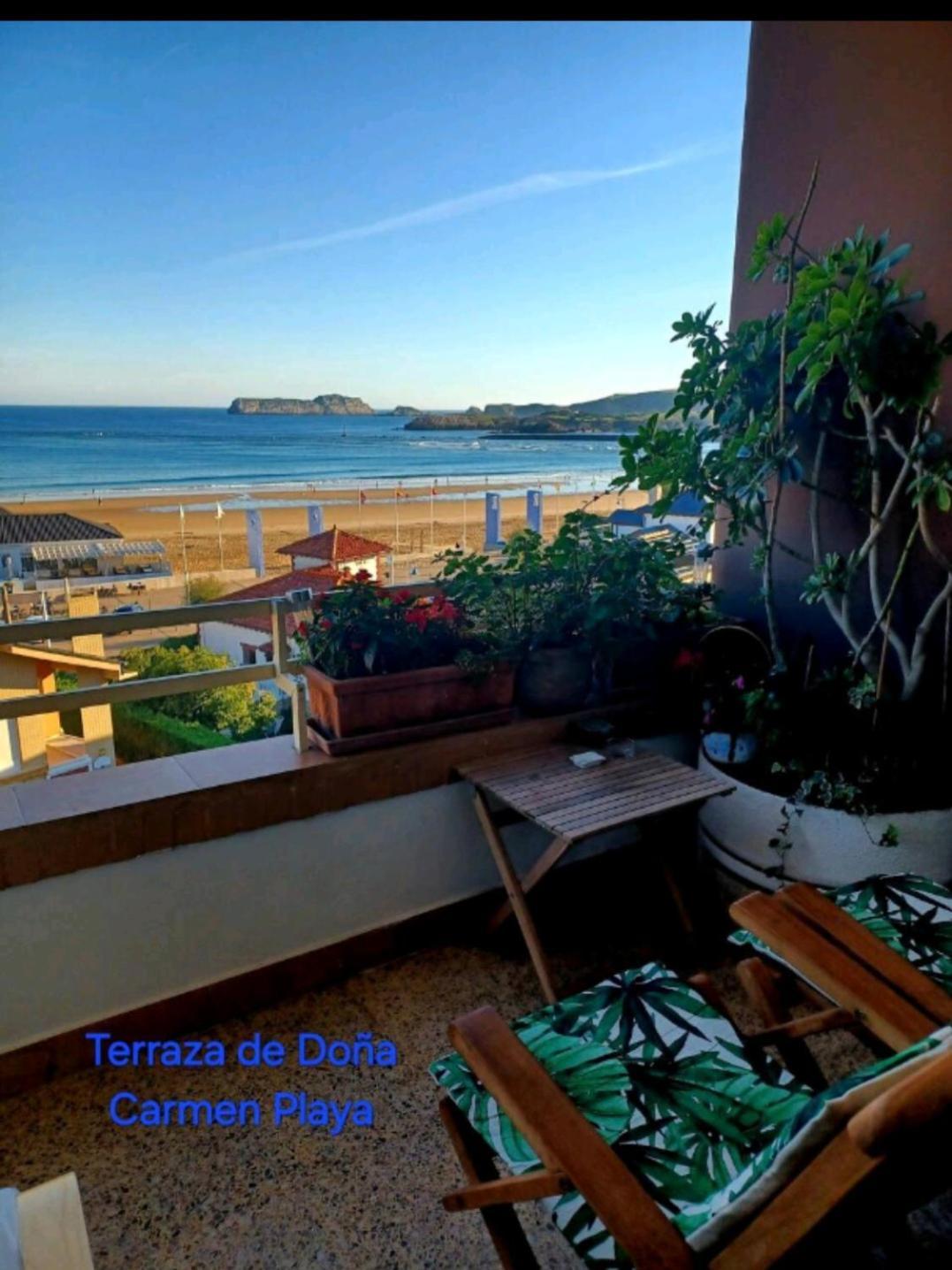Dona Carmen Playa Boutique Apartment Suances Bagian luar foto